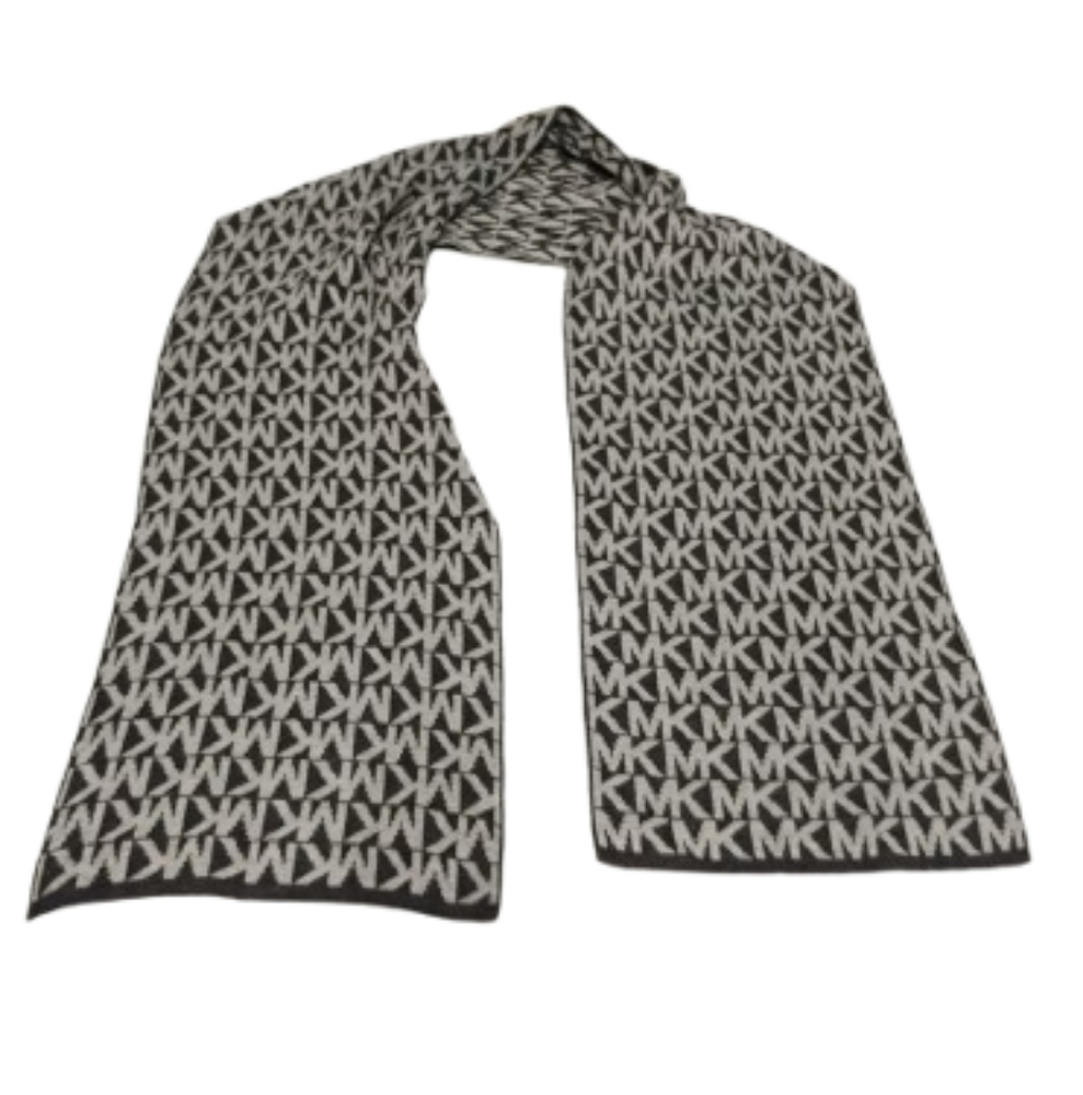 Michael Kors Womens Logo Acrylic Scarf One Size